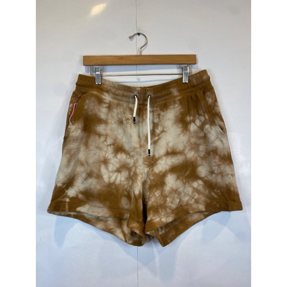 4laps FourLaps Rush Shorts Russet Tie Dye Brown Women's Large Athletic Wear